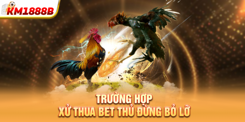 Trường hợp xử thua bet thủ đừng bỏ lỡ